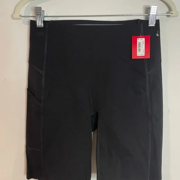 SPANX Every Wear Bike Shorts With Pockets Women's Size Small in Black
